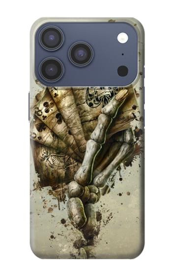 S0550 Skull Card Poker Case For iPhone 17 Pro