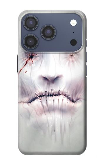 S0884 Horror Face Case For iPhone 17 Pro, 18 Pro