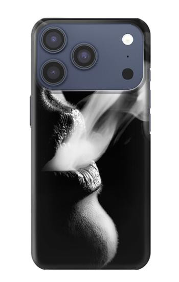 S0917 Sexy Lip Girl Smoking Case For iPhone 17 Pro, 18 Pro