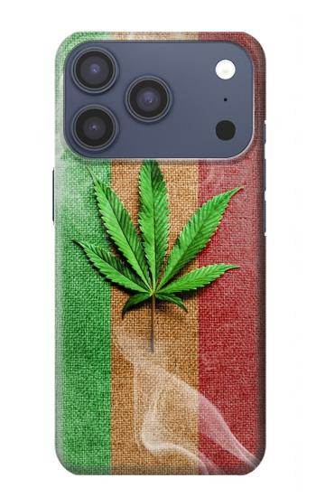 S2109 Smoke Reggae Rasta Flag Case For iPhone 17 Pro, 18 Pro