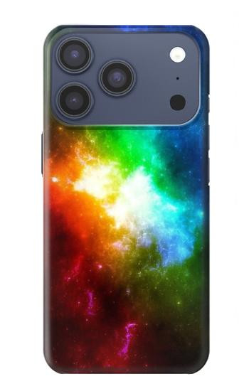 S2312 Colorful Rainbow Space Galaxy Case For iPhone 17 Pro, 18 Pro