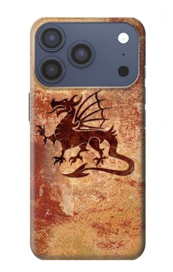 S2485 Dragon Metal Texture Graphic Printed Case For iPhone 17 Pro, 18 Pro