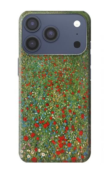 S2872 Gustav Klimt Poppy Field Case For iPhone 17 Pro, 18 Pro