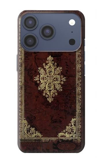 S3014 Vintage Map Book Cover Case For iPhone 17 Pro, 18 Pro