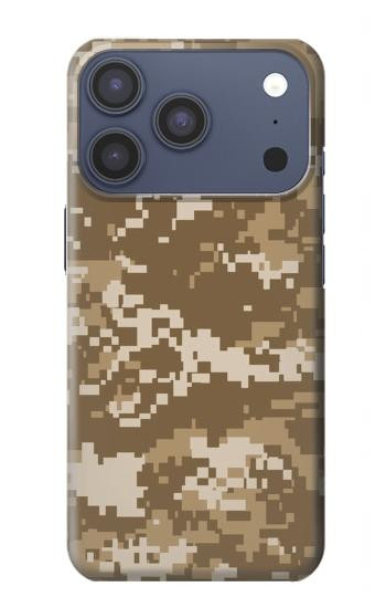 S3294 Army Desert Tan Coyote Camo Camouflage Case For iPhone 17 Pro, 18 Pro