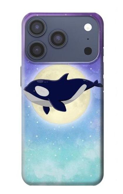 S3807 Killer Whale Orca Moon Pastel Fantasy Case For iPhone 17 Pro