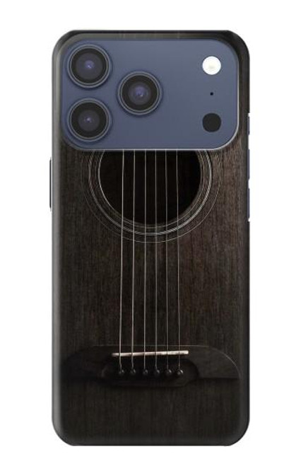 S3834 Old Woods Black Guitar Case For iPhone 17 Pro