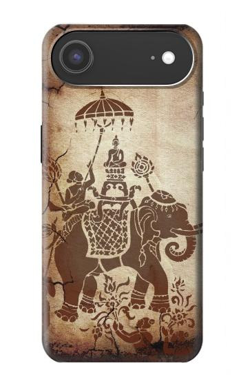 S2102 Thai Art Buddha on Elephant Case For iPhone Air