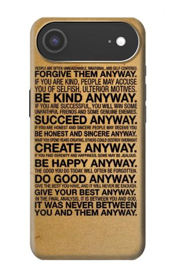 S2513 Mother Teresa Anyway Quotes Case For iPhone Air