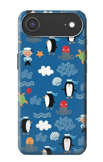 S2572 Marine Penguin Pattern Case For iPhone Air