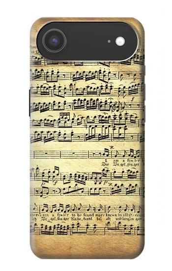 S2667 The Fowler Mozart Music Sheet Case For iPhone Air