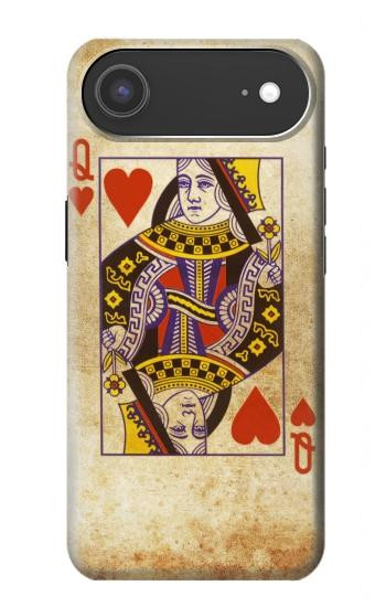 S2833 Poker Card Queen Hearts Case For iPhone Air