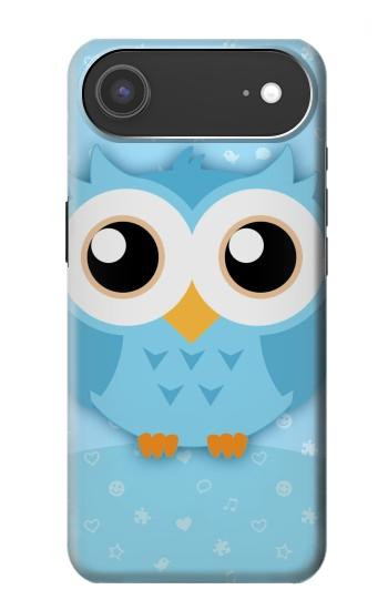S3029 Cute Blue Owl Case For iPhone Air