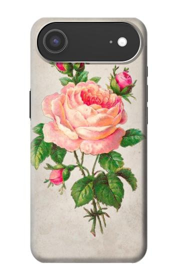 S3079 Vintage Pink Rose Case For iPhone Air