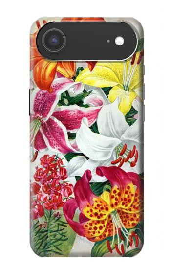S3205 Retro Art Flowers Case For iPhone Air