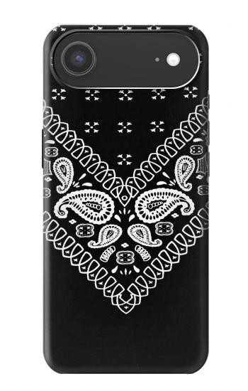 S3363 Bandana Black Pattern Case For iPhone Air