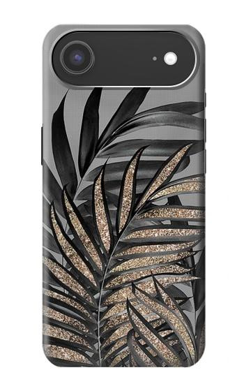 S3692 Gray Black Palm Leaves Case For iPhone Air