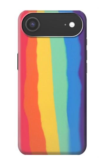 S3799 Cute Vertical Watercolor Rainbow Case For iPhone Air
