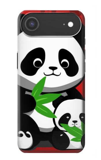 S3929 Cute Panda Eating Bamboo Case For iPhone Air