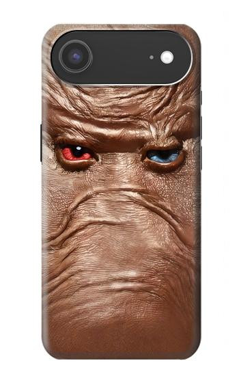 S3940 Leather Mad Face Graphic Paint Case For iPhone Air