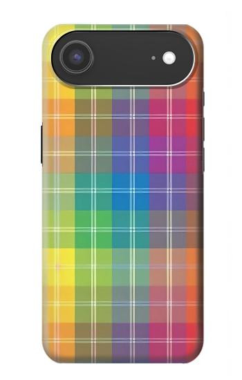 S3942 LGBTQ Rainbow Plaid Tartan Case For iPhone Air