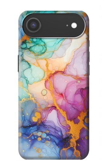 S4001 Multicolored Abstract Lilac Emerald Case For iPhone Air
