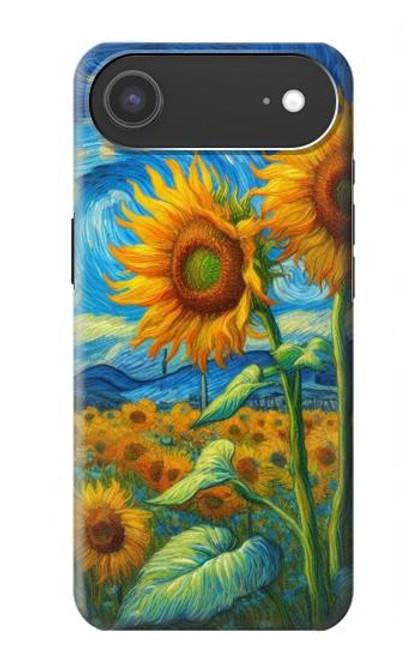 S4019 Sunflower Van Gogh Style Case For iPhone Air