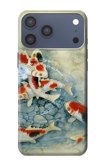 S1654 Koi Carp Fish Art Painting Case For iPhone 17 Pro Max, 18 Pro Max