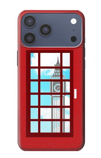 S2059 England British Telephone Box Minimalist Case For iPhone 17 Pro Max, 18 Pro Max