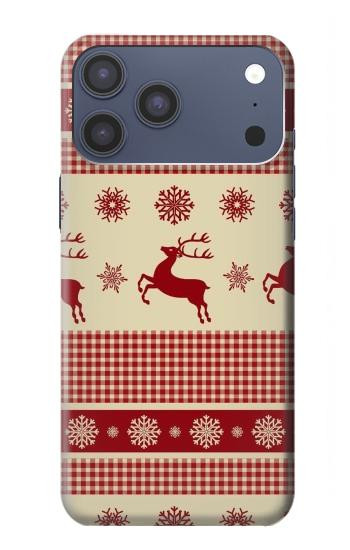 S2310 Christmas Snow Reindeers Case For iPhone 17 Pro Max, 18 Pro Max