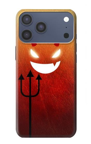 S2454 Red Cute Little Devil Cartoon Case For iPhone 17 Pro Max, 18 Pro Max