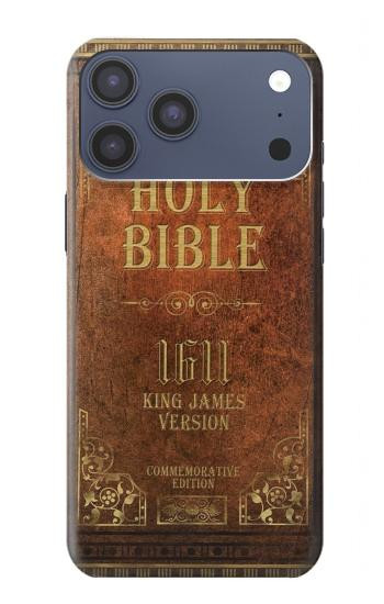 S2890 Holy Bible 1611 King James Version Case For iPhone 17 Pro Max, 18 Pro Max