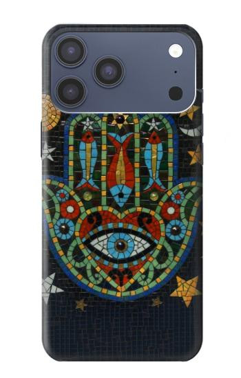 S3175 Hamsa Hand Mosaics Case For iPhone 17 Pro Max, 18 Pro Max