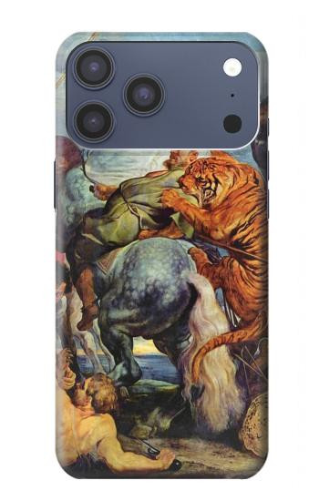 S3331 Peter Paul Rubens Tiger und Lowenjagd Case For iPhone 17 Pro Max, 18 Pro Max