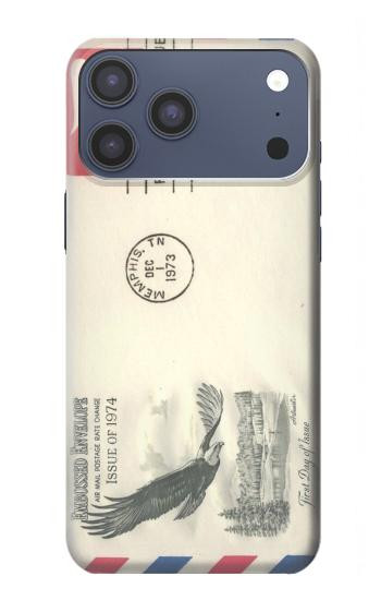 S3551 Vintage Airmail Envelope Art Case For iPhone 17 Pro Max, 18 Pro Max