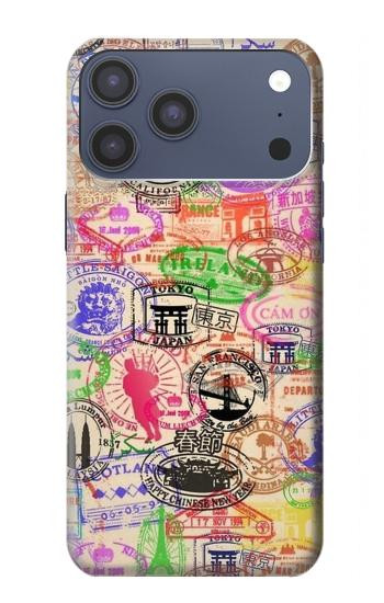 S3904 Travel Stamps Case For iPhone 17 Pro Max, 18 Pro Max