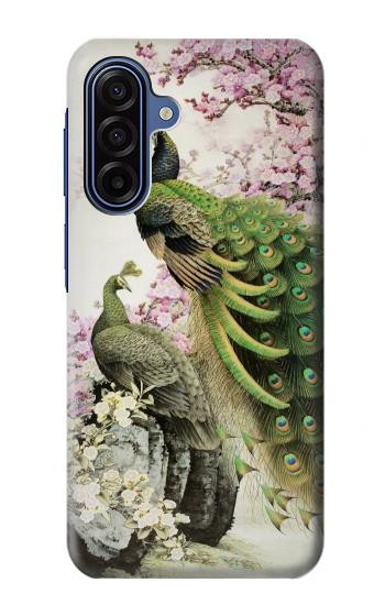 S2773 Peacock Chinese Brush Painting Case For Samsung Galaxy A17