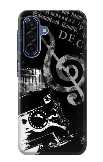 S3197 Music Cassette Note Case For Samsung Galaxy A17, A18