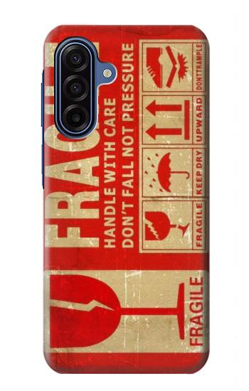 S3552 Vintage Fragile Label Art Case For Samsung Galaxy A17, A18