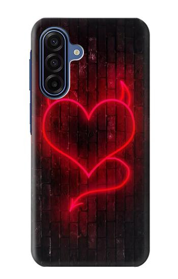 S3682 Devil Heart Case For Samsung Galaxy A17, A18
