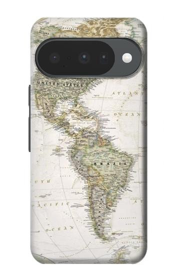 S0604 World Map Case For Google Pixel 10, 10 Pro