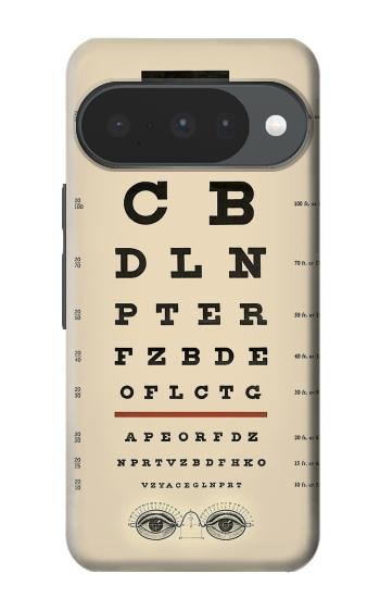 S2502 Eye Exam Chart Decorative Decoupage Poster Case For Google Pixel 10, 10 Pro