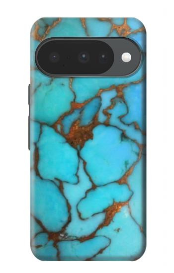 S2685 Aqua Turquoise Gemstone Graphic Printed Case For Google Pixel 10, 10 Pro