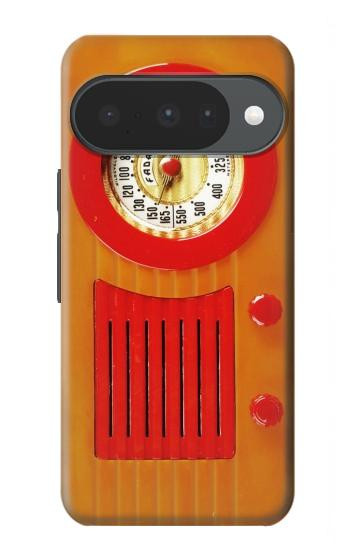 S2780 Vintage Orange Bakelite Radio Case For Google Pixel 10, 10 Pro