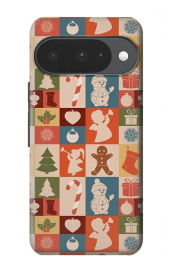 S2854 Cute Xmas Pattern Case For Google Pixel 10, 10 Pro