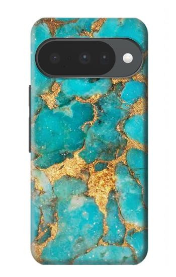 S2906 Aqua Turquoise Stone Case For Google Pixel 10, 10 Pro