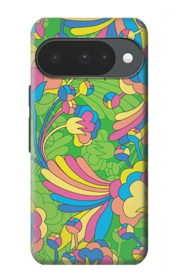S3273 Flower Line Art Pattern Case For Google Pixel 10, 10 Pro