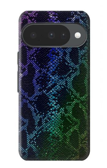 S3366 Rainbow Python Skin Graphic Print Case For Google Pixel 10, 10 Pro