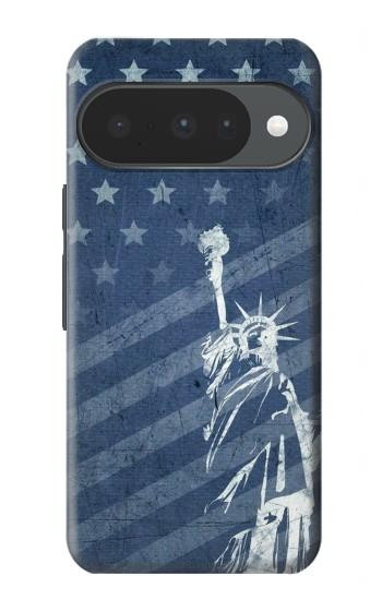 S3450 US Flag Liberty Statue Case For Google Pixel 10, 10 Pro
