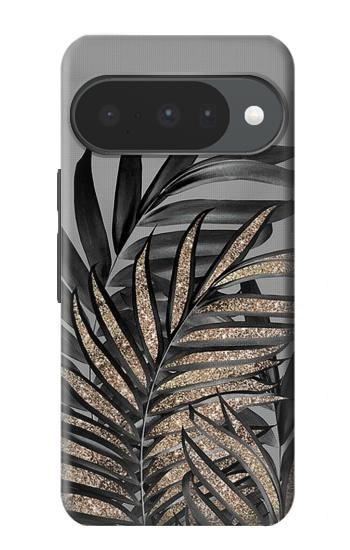 S3692 Gray Black Palm Leaves Case For Google Pixel 10, 10 Pro